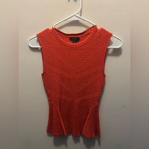 Halogen Knit Peplum Tank Top
